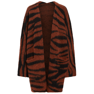 Allsaints Zoe Oversized Tiger Stripe Cardigan